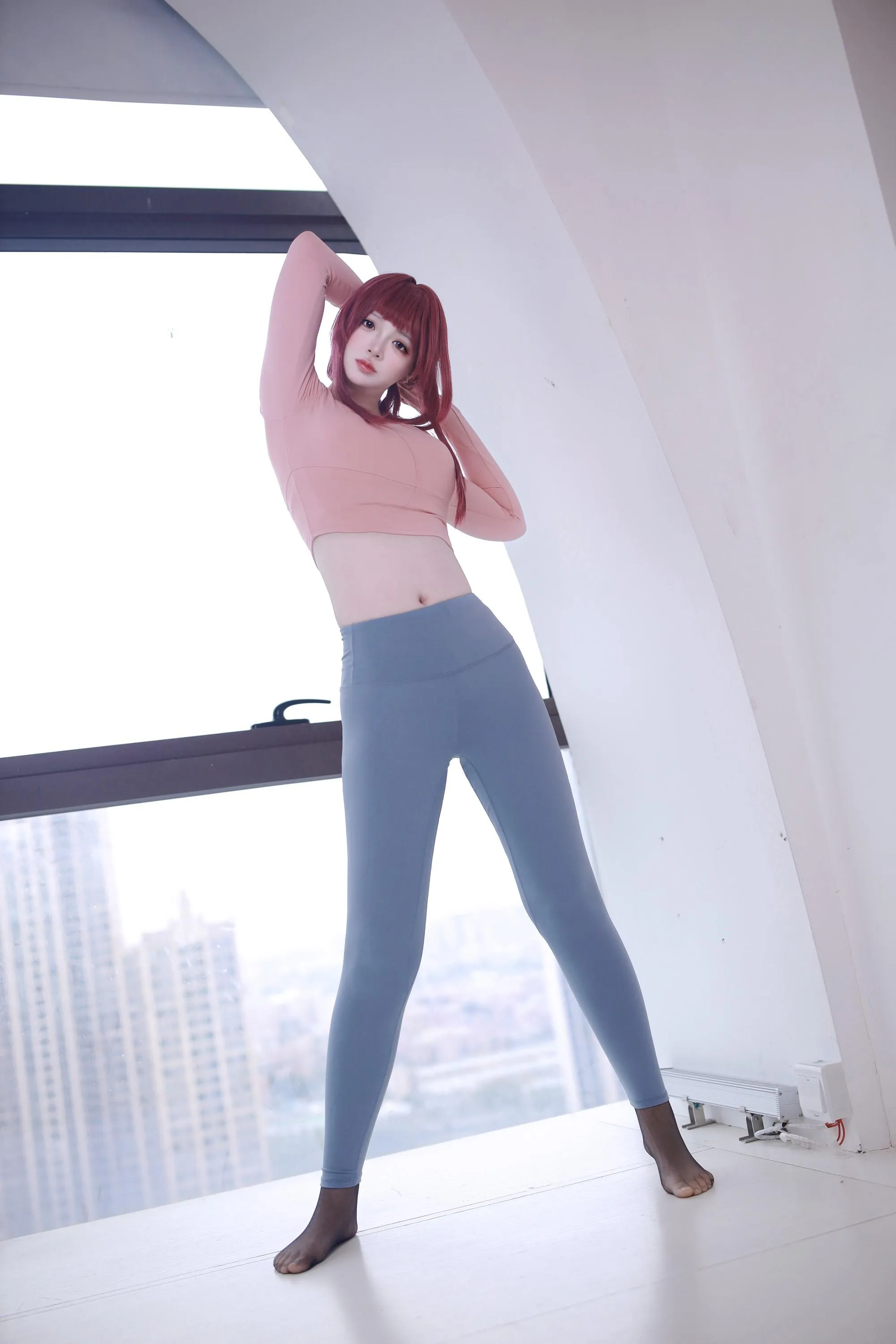 疯猫ss – NO.134 2024年二月限定 瑜伽服 卡芙卡 [58P]插图4